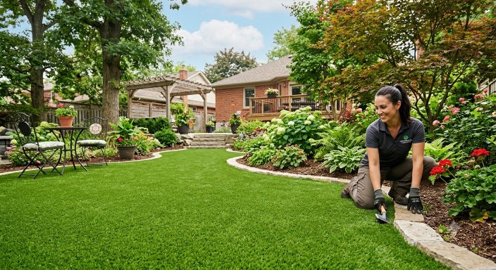 High quality artificial grass replacement – soft, dense and natural-looking turf