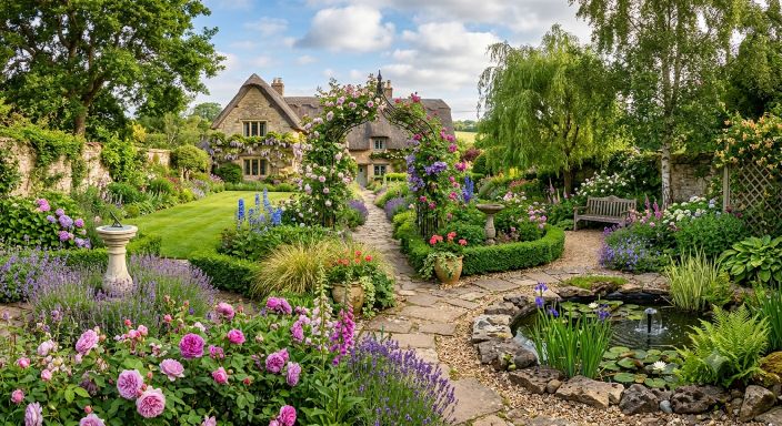 Decorative artificial grass garden design inspiration Birmingham