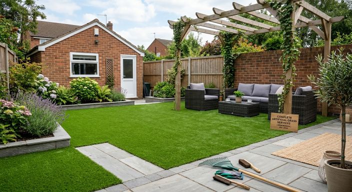 Full garden landscaping