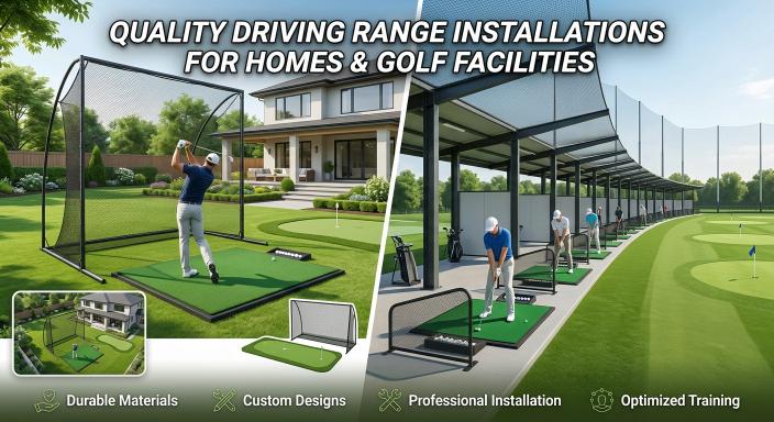 Quality driving range installations for homes and golf facilities in Birmingham